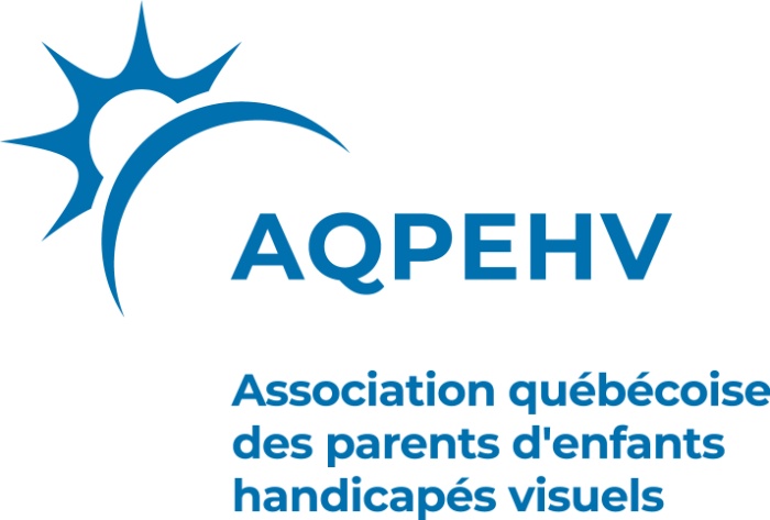 Logo Association québécoise des parents d'enfants handicapés visuels (AQPEHV)