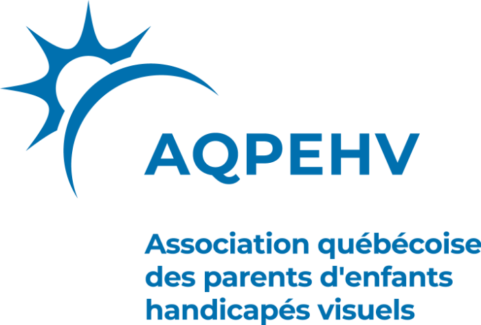 Logo Association québécoise des parents d'enfants handicapés visuels (AQPEHV)