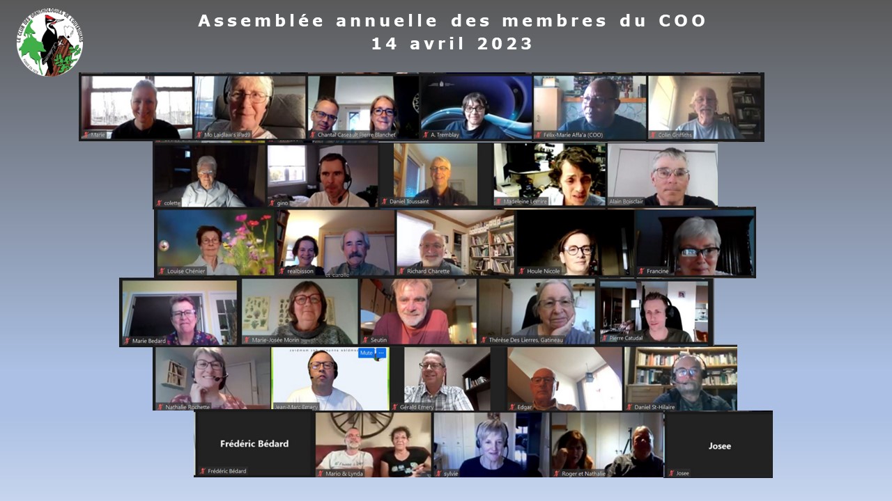 Participants assemblée annuelle COO 2023