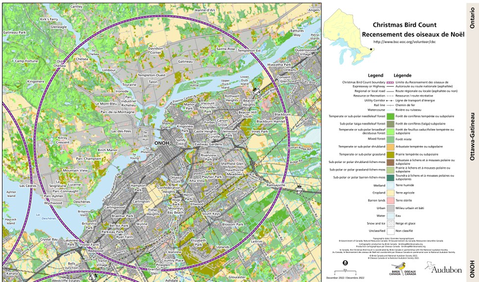 Carte du RON Ottawa-Gatineau