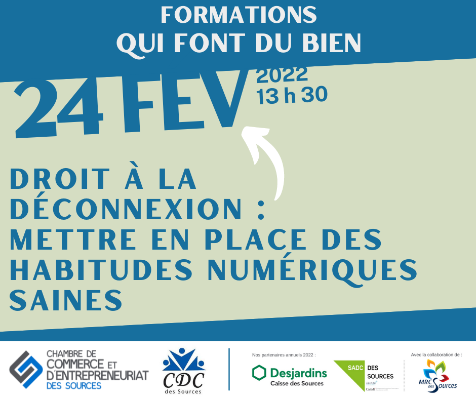 Droit à la déconnexion - Les formations qui font du bien