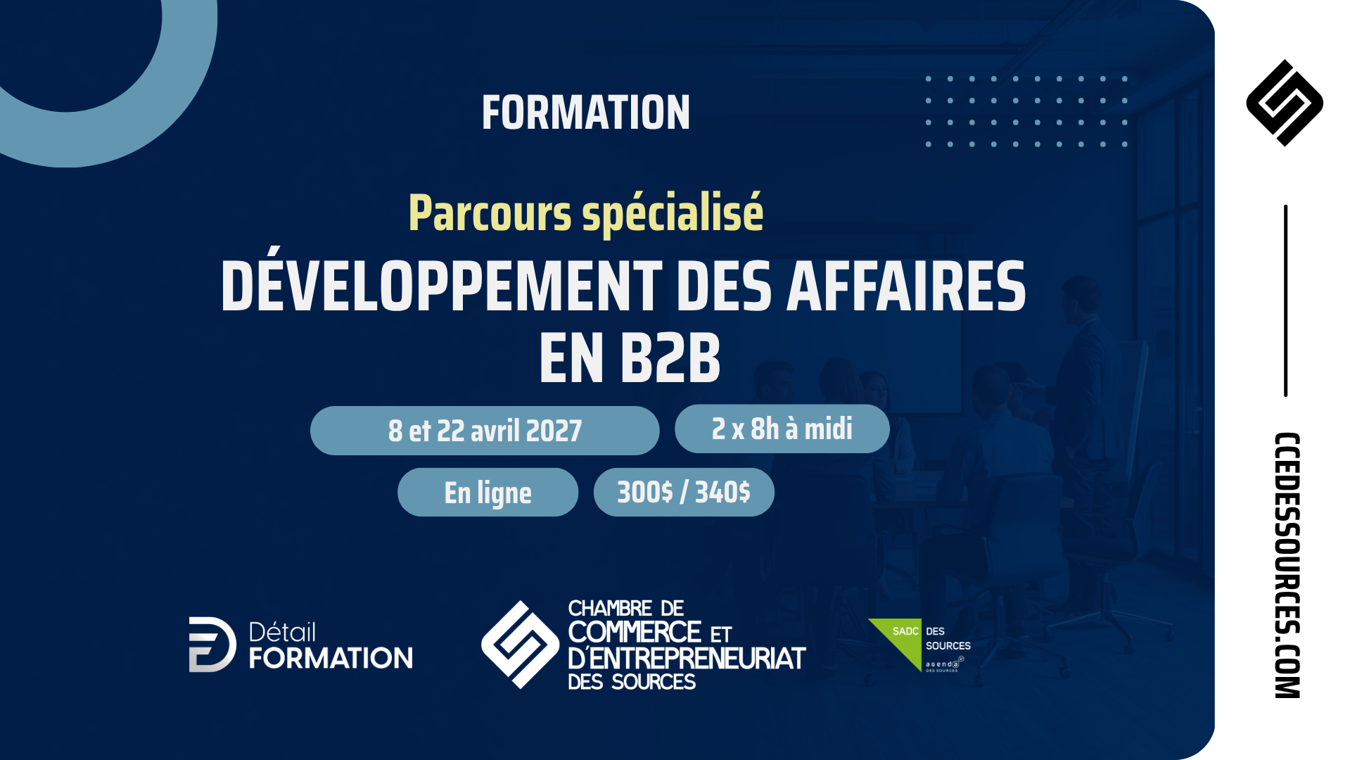 Développement des affaires en B2B – Parcours spécialisé