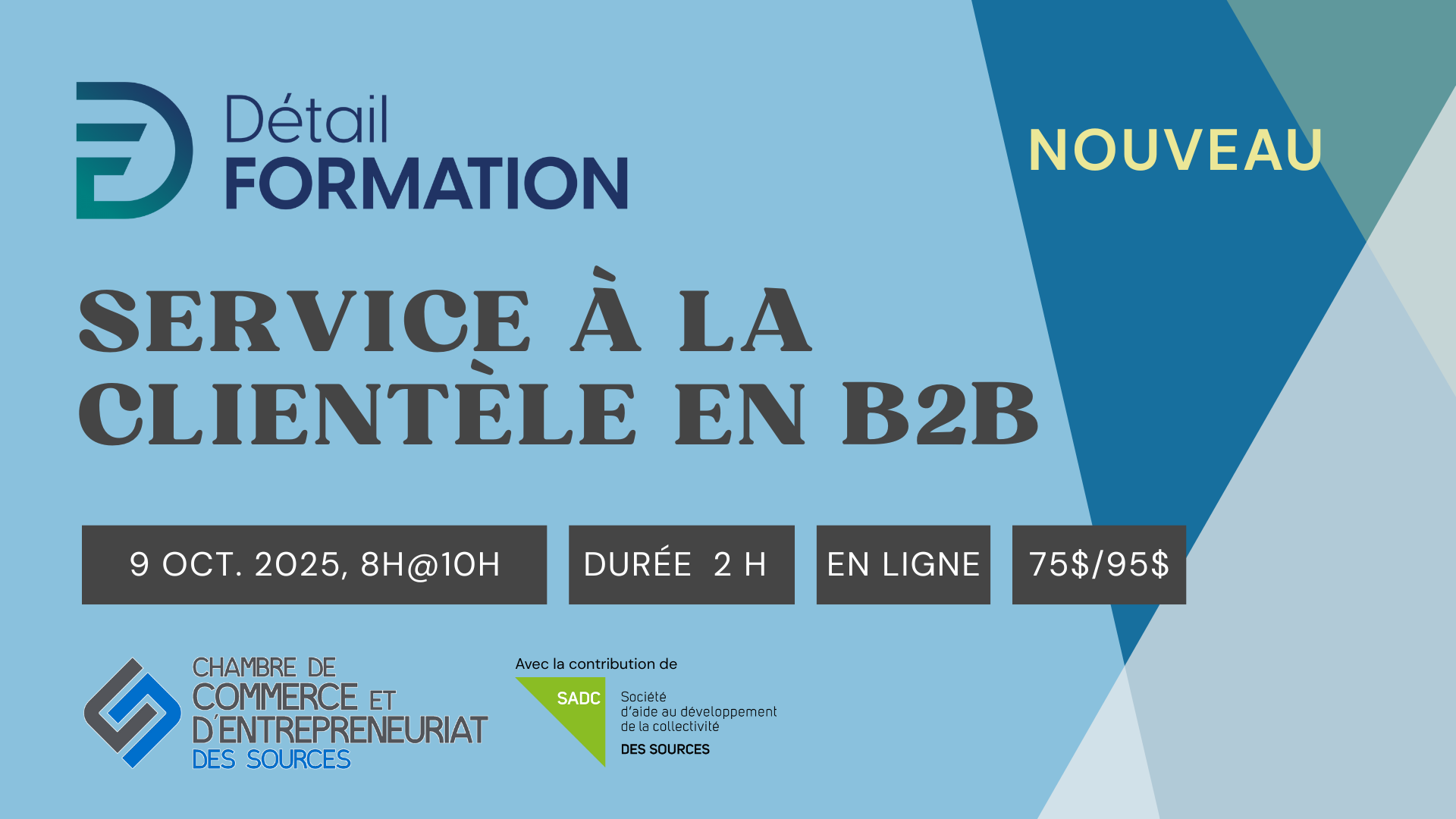 Service à la clientèle en B2B – NOUVEAU