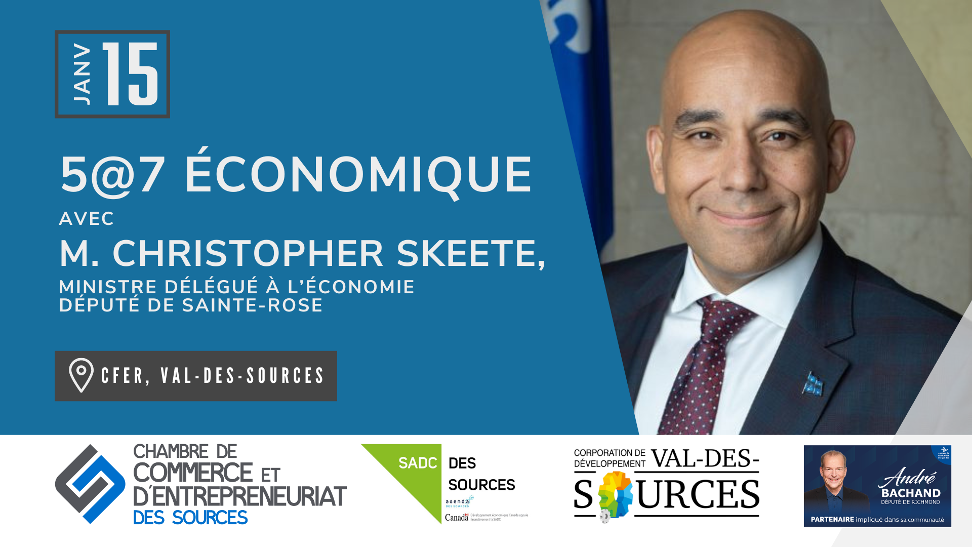 5@7 Économique avec M. Christopher Skeete