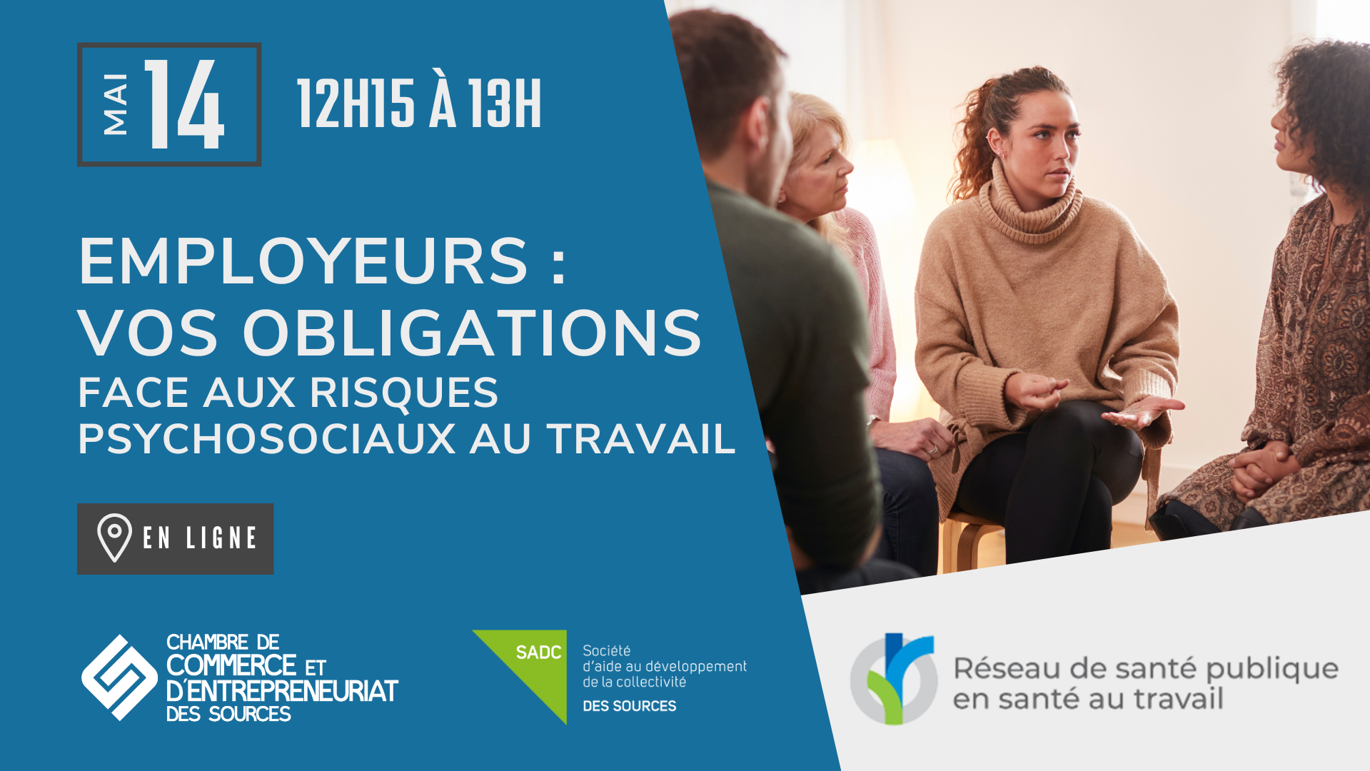 Webinaire - Employeurs : vos obligations face aux risques psychosociaux au travail