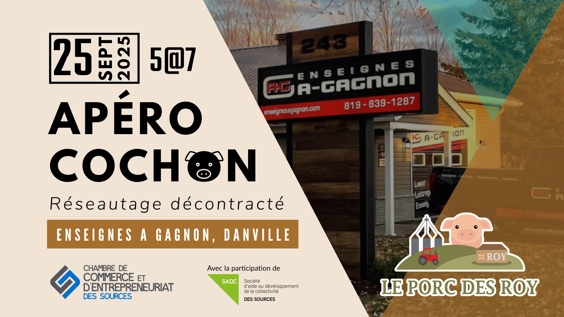 Apéro cochon - Enseignes A. Gagnon