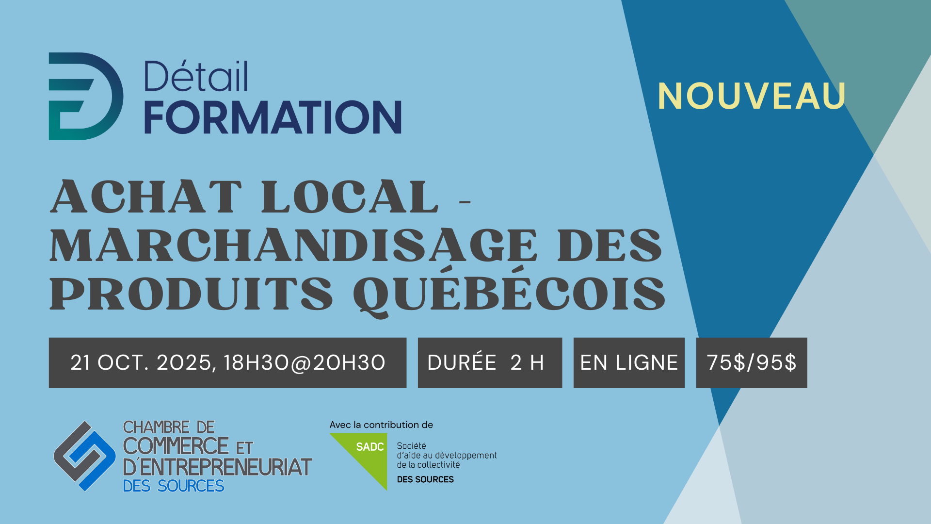Achat local – Marchandisage des produits québécois - NOUVEAU