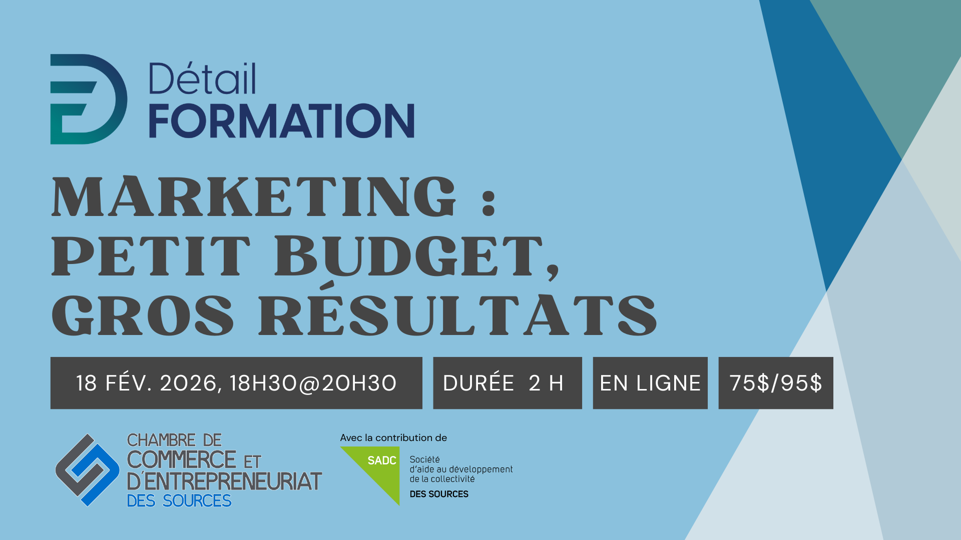 Marketing : petit budget, gros résultats