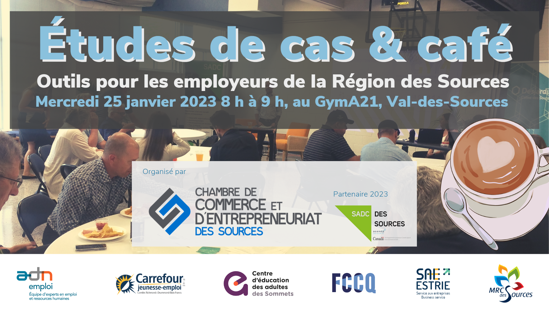 Études de cas & café - Outils pour employeurs de la Région des Sources