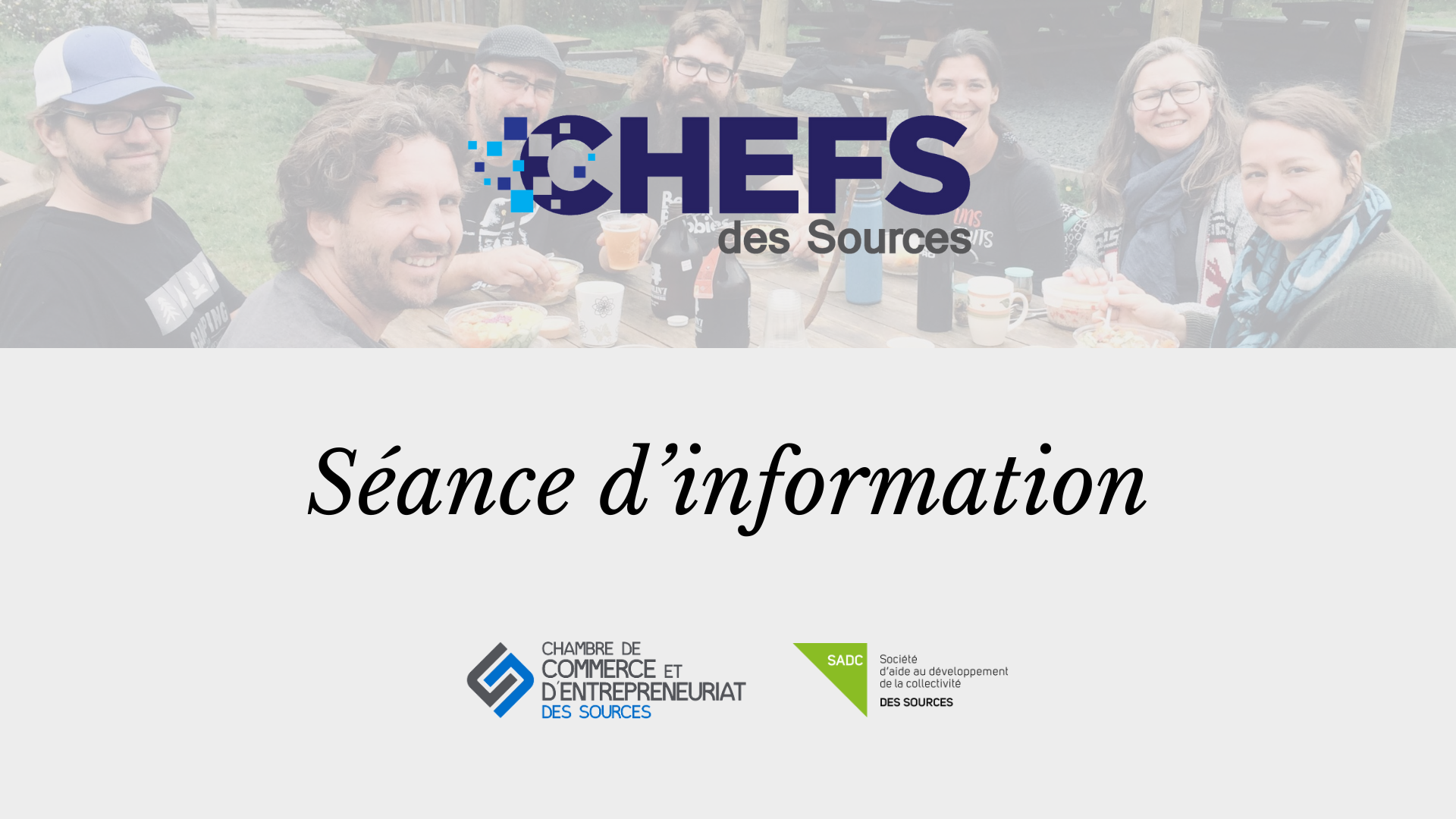 Séance d'information des CHEFS