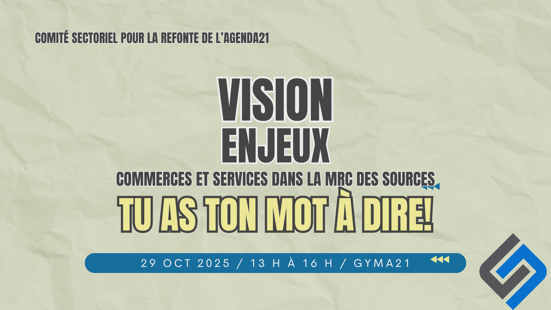 Comité sectoriel - Commerces et services