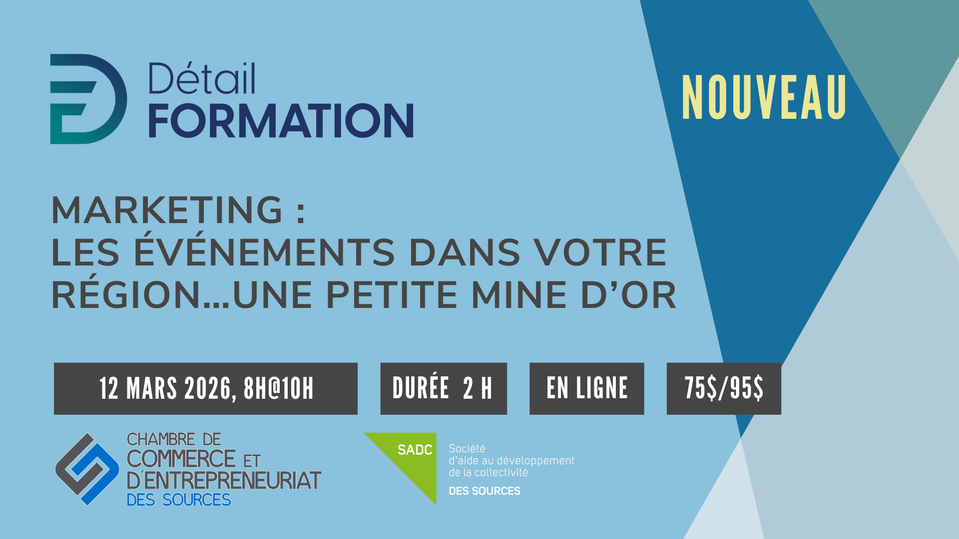 Marketing : Les événements dans votre région…une petite mine d’or - NOUVEAU