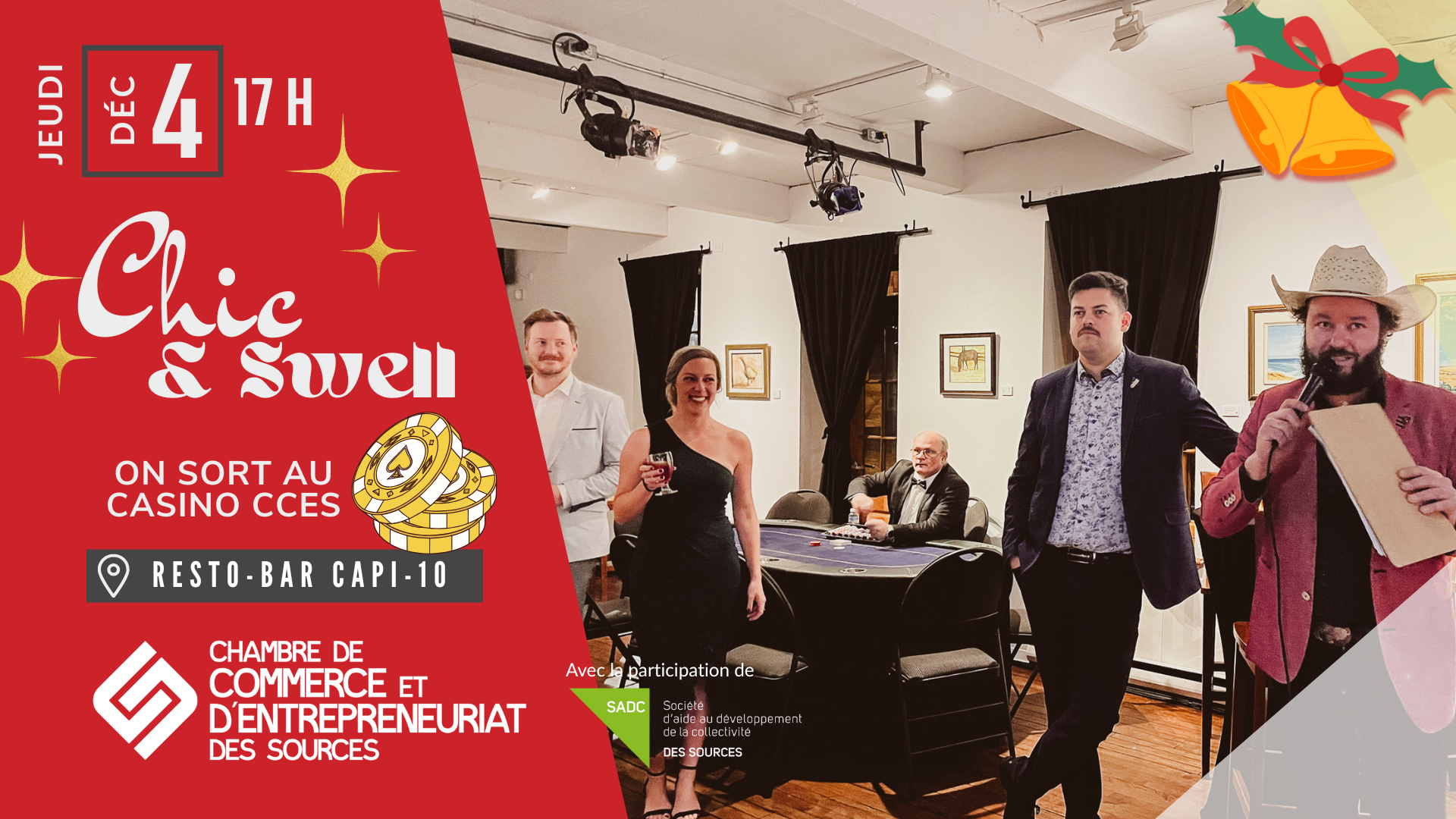 Soirée Chic & Swell : On sort au Casino CCES