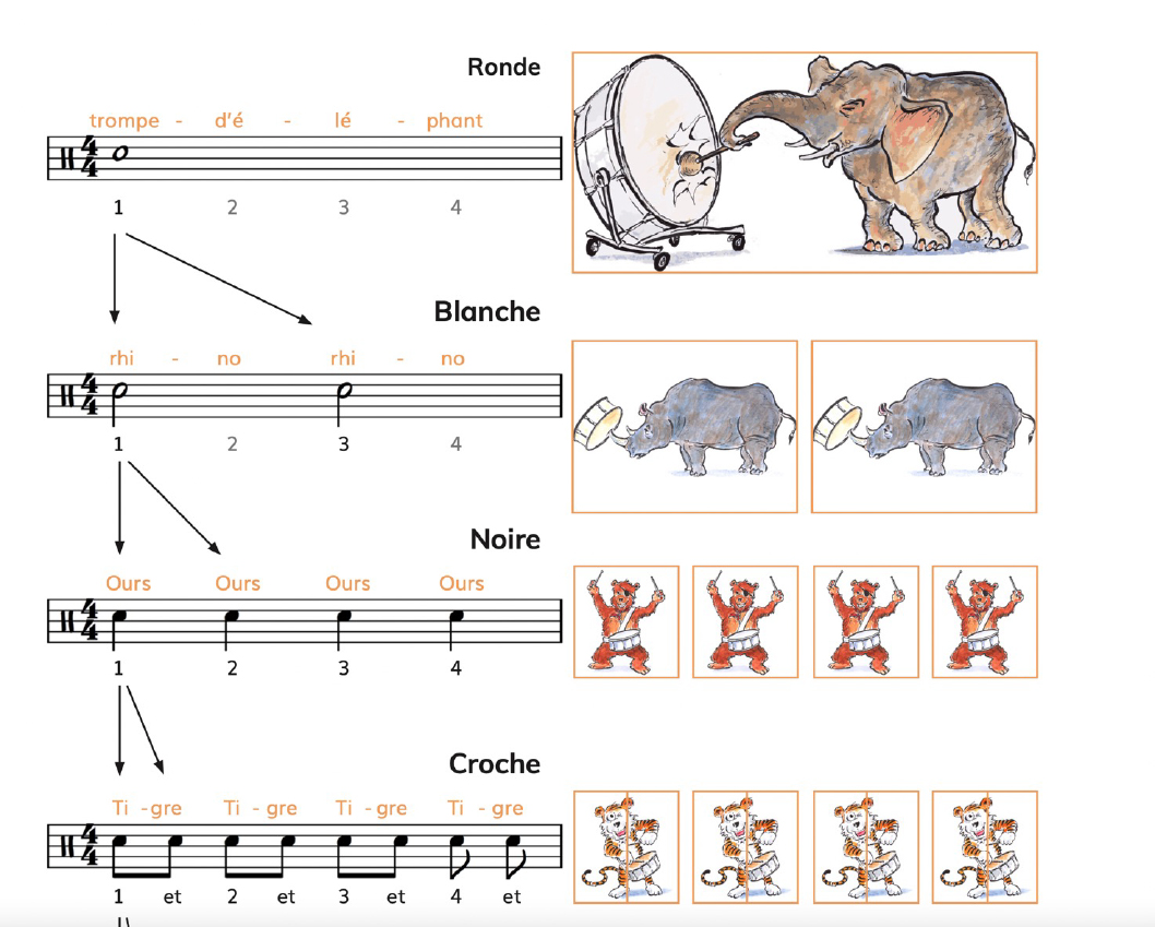 Figure 6 : Aigner, H. (2018). Trommelsafari : langage animal