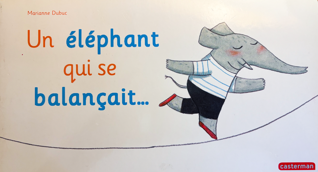 Figure 2. Couverture du livre Un éléphant qui se balançait