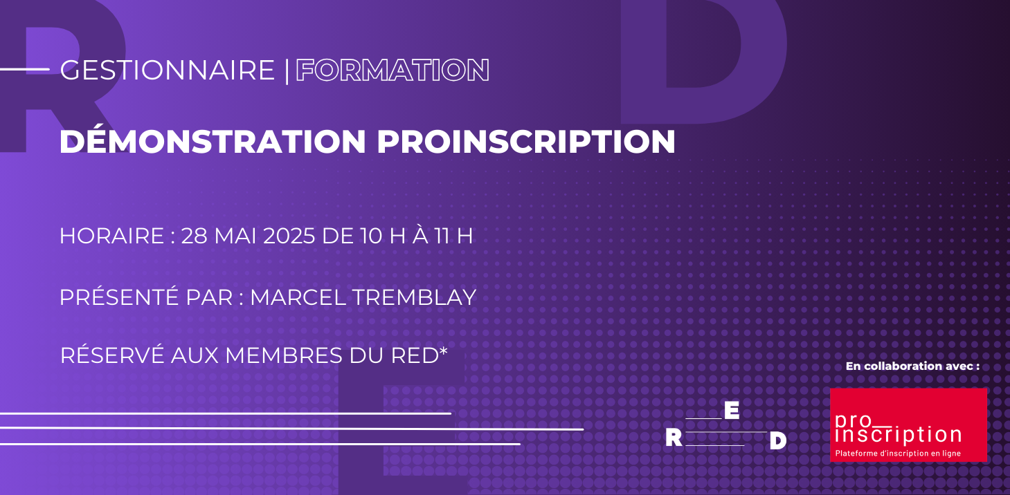 Démonstration ProInscription