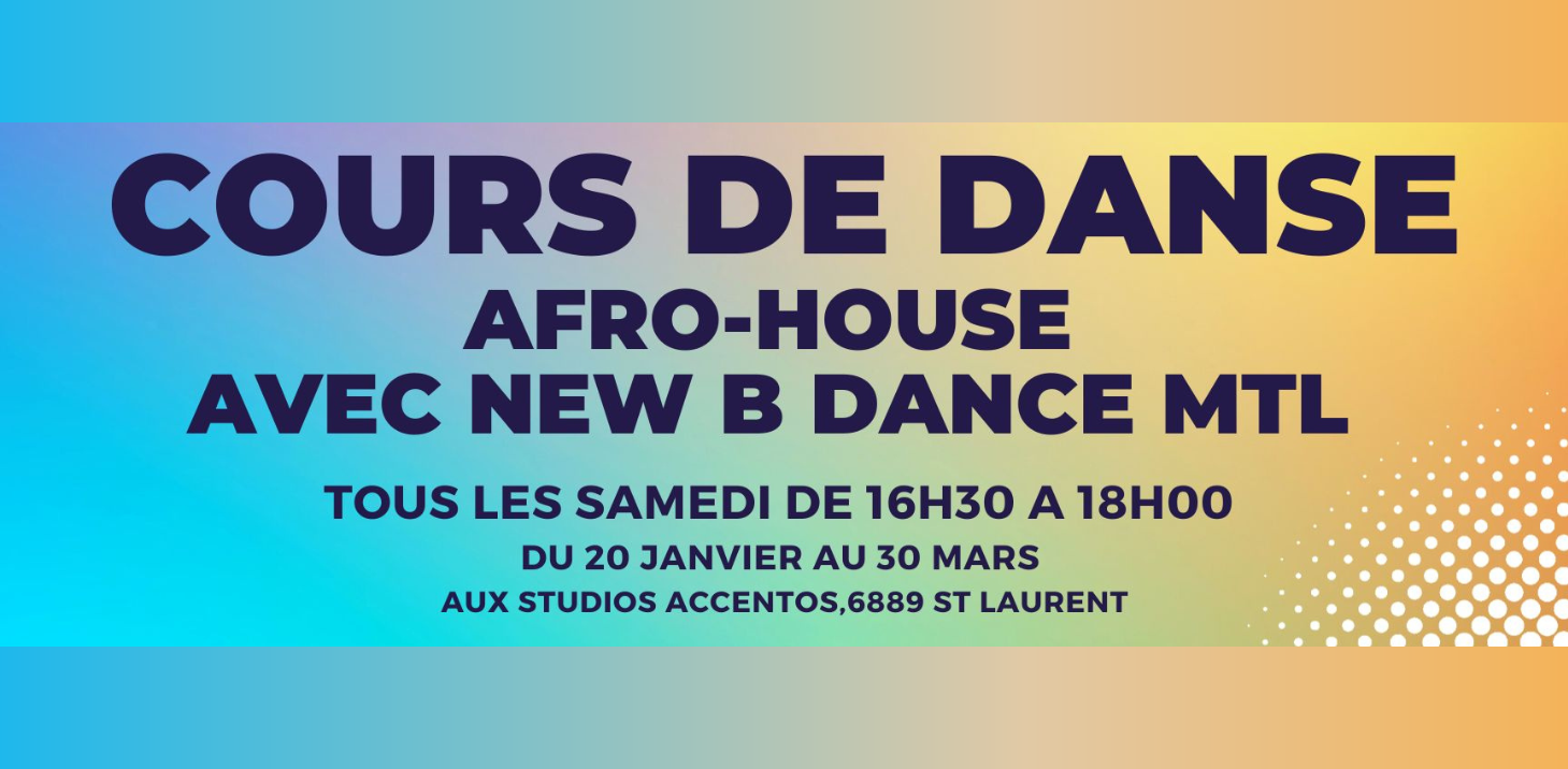 Porte ouverte de danse afro-house