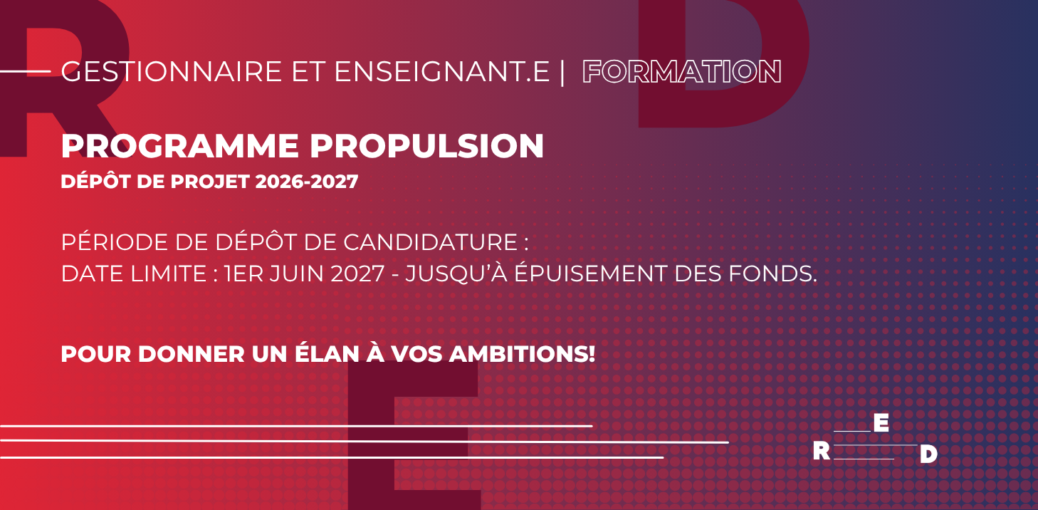 Propulsion – Dépôt de projet 2026-2027