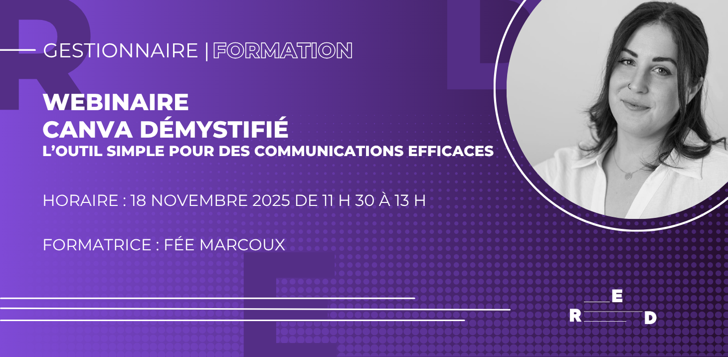 WEBINAIRE | Canva démystifié : l'outil simple pour des communications efficaces