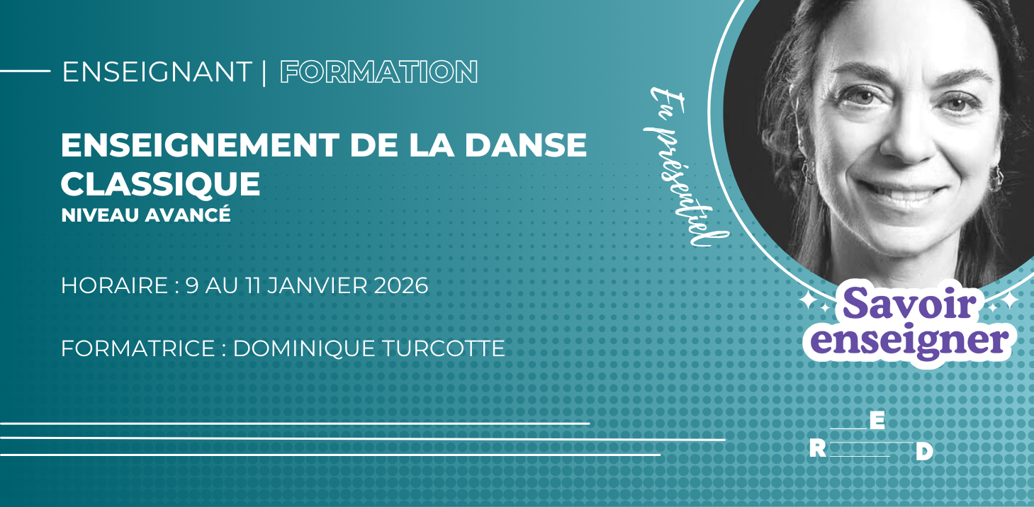 Formation en enseignement de la danse classique - Niveau avancé