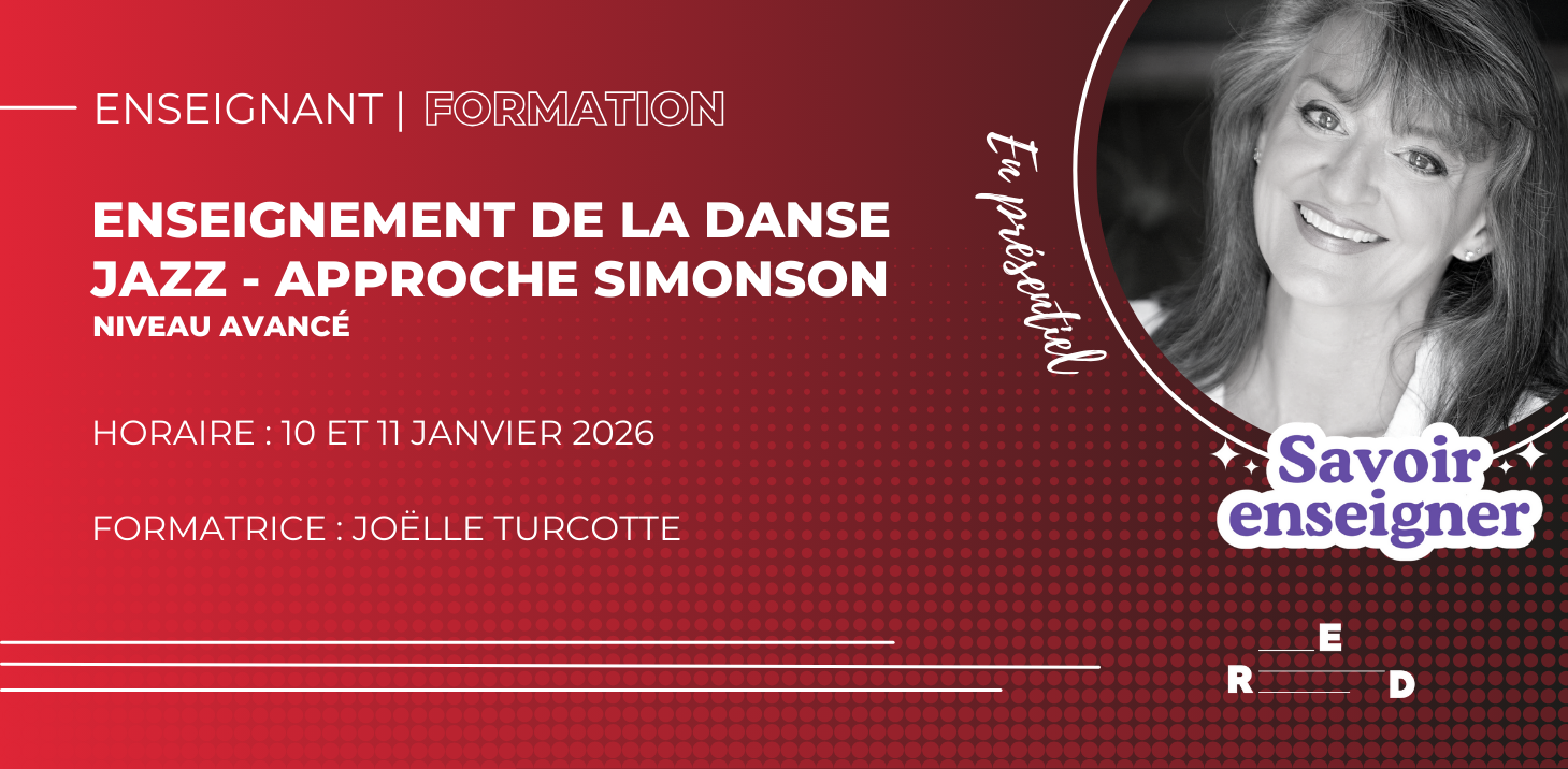Formation en enseignement de la danse jazz - Niveau avancé