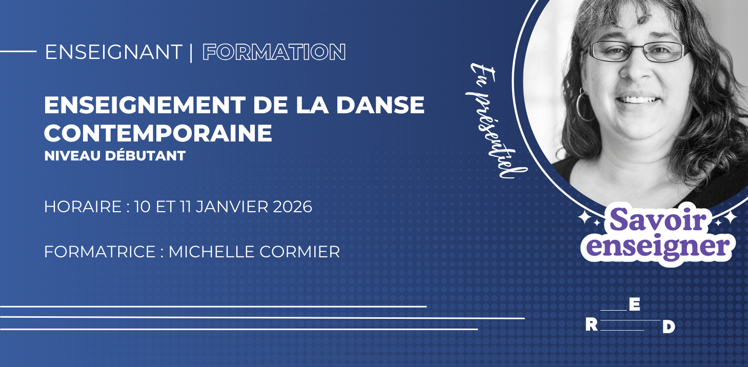 Formation en enseignement de la danse contemporaine - Niveau débutant
