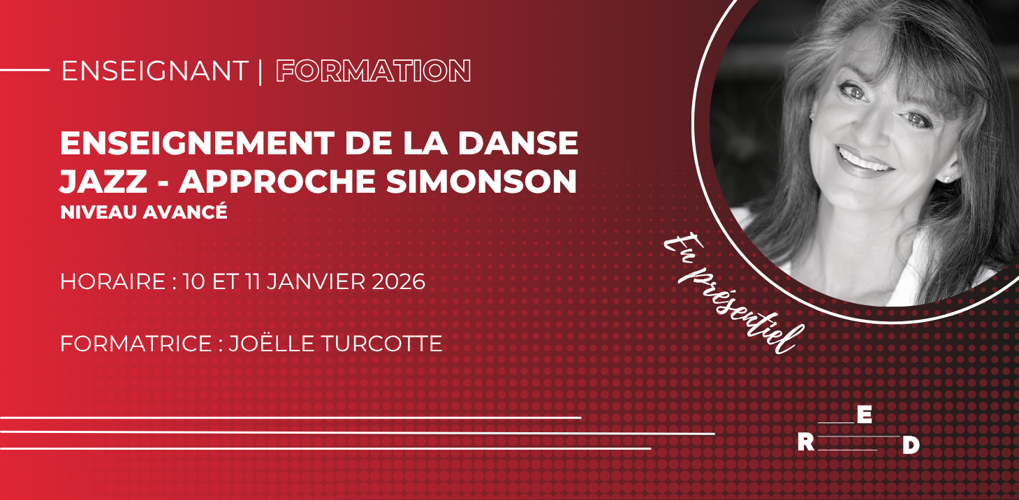 Enseigner la danse jazz (approche Simonson) - Niveau avancé