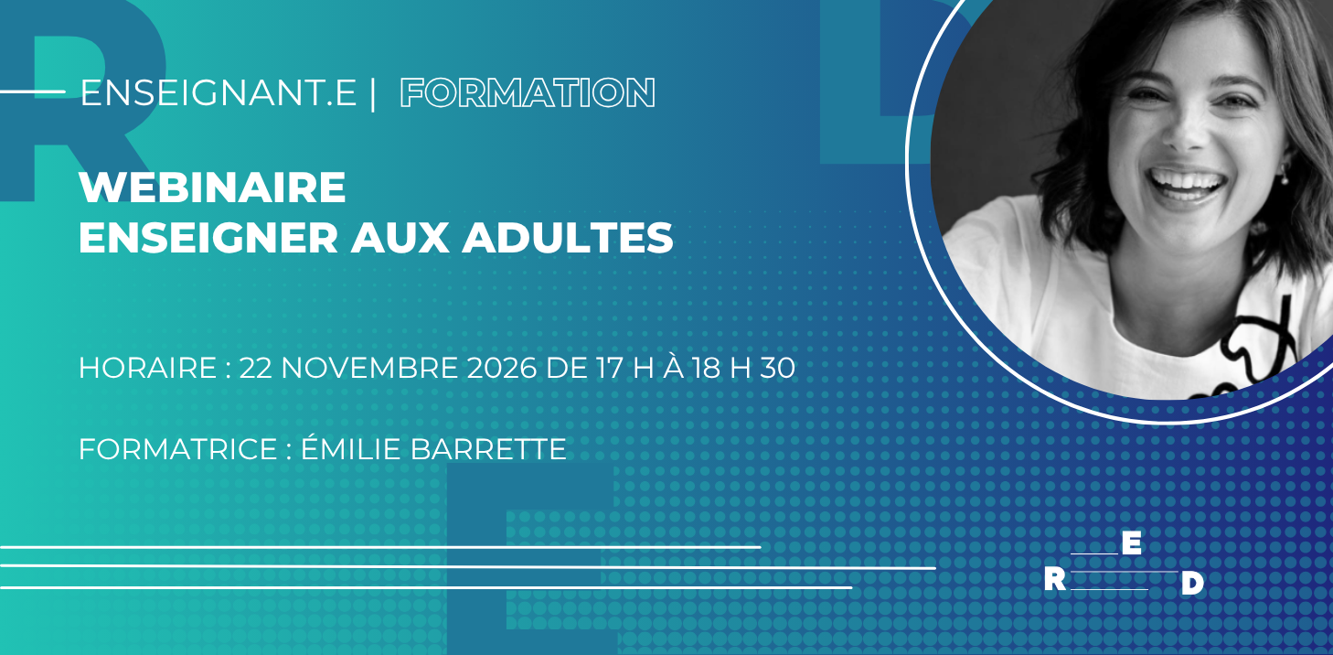 WEBINAIRE | Enseigner aux adultes