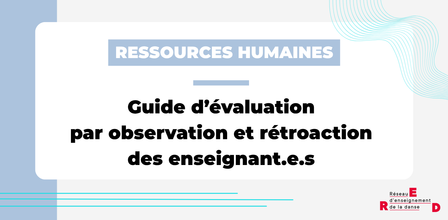 Guide d’évaluation par observation et rétroaction des enseignant.e.s