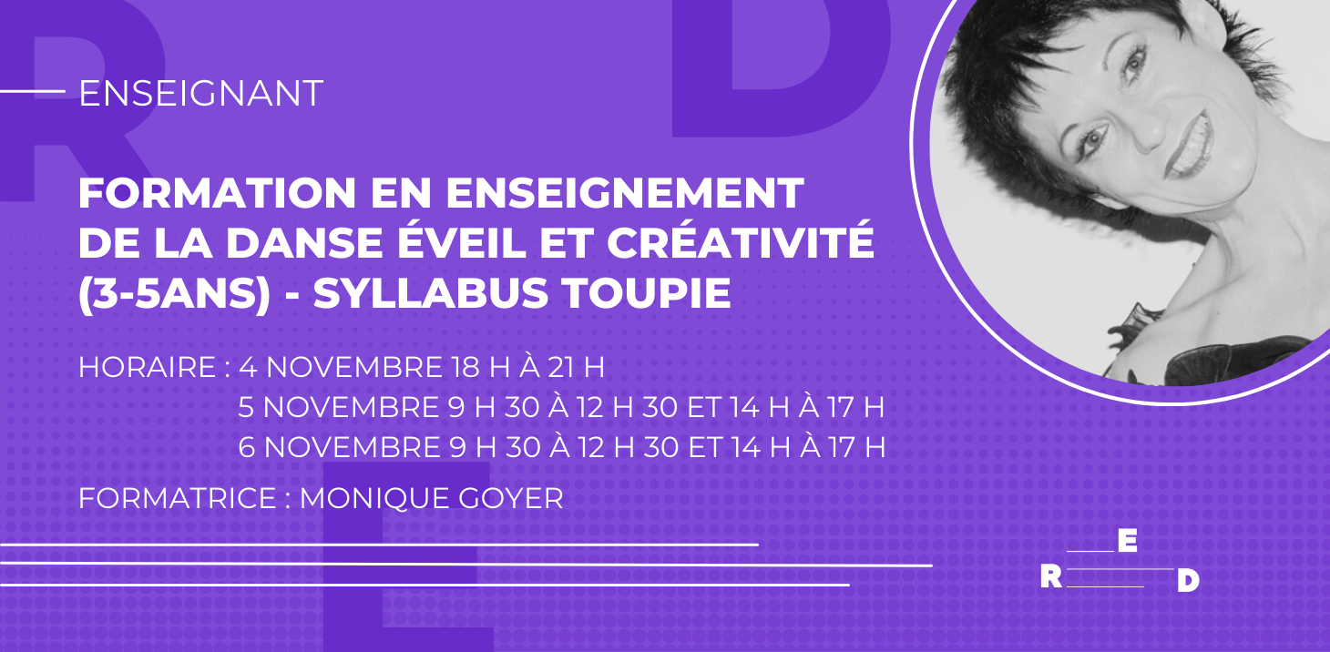 Formation en enseignement de la danse Éveil et créativité - Syllabus Toupie (3-5 ans)