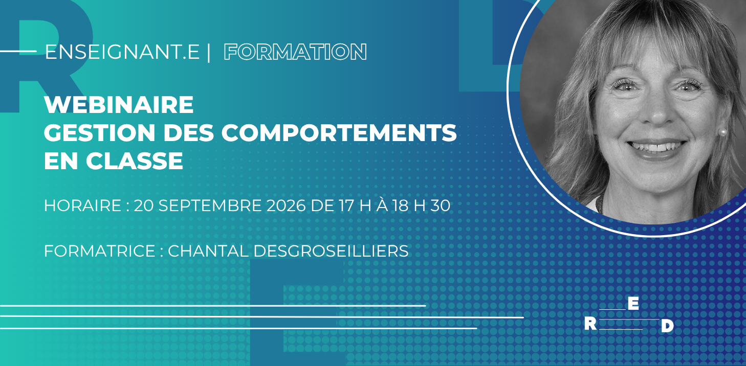 WEBINAIRE | Gestion des comportements en classe