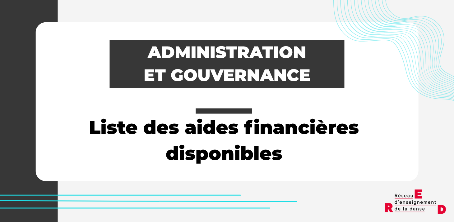 Liste des aides financières disponibles