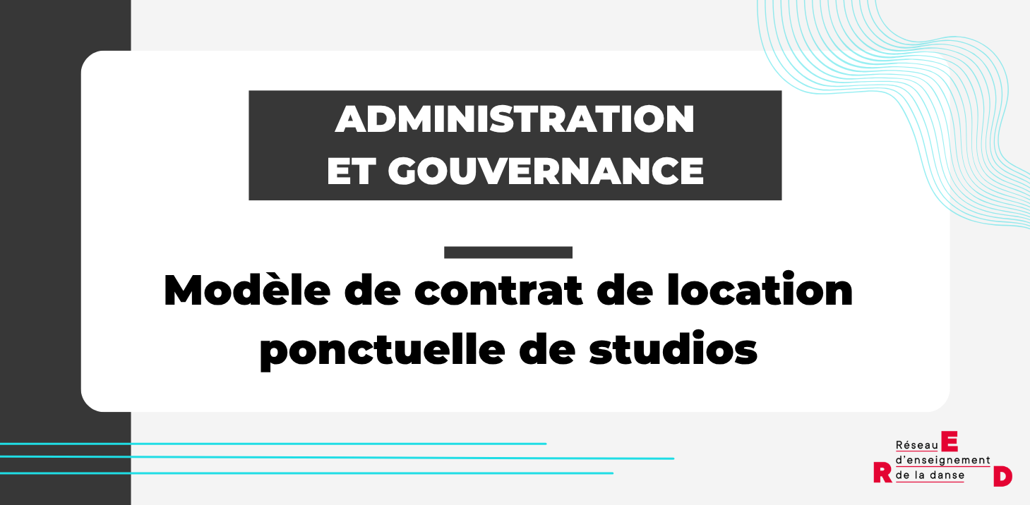 Modèle de contrat de location ponctuelle de studios