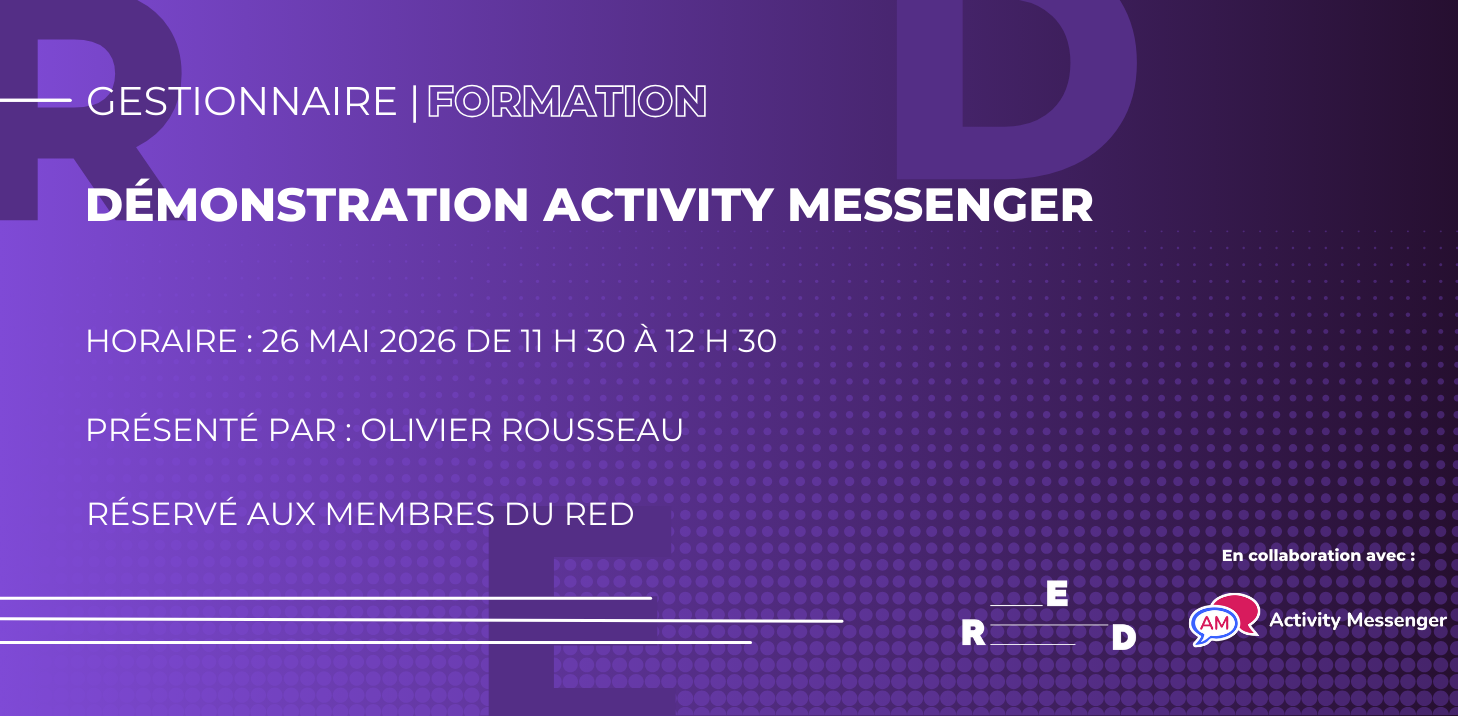 Démonstration Activity Messenger