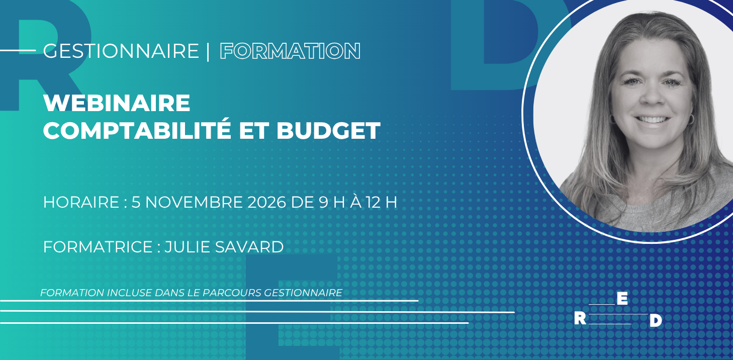WEBINAIRE | Comptabilité et budget