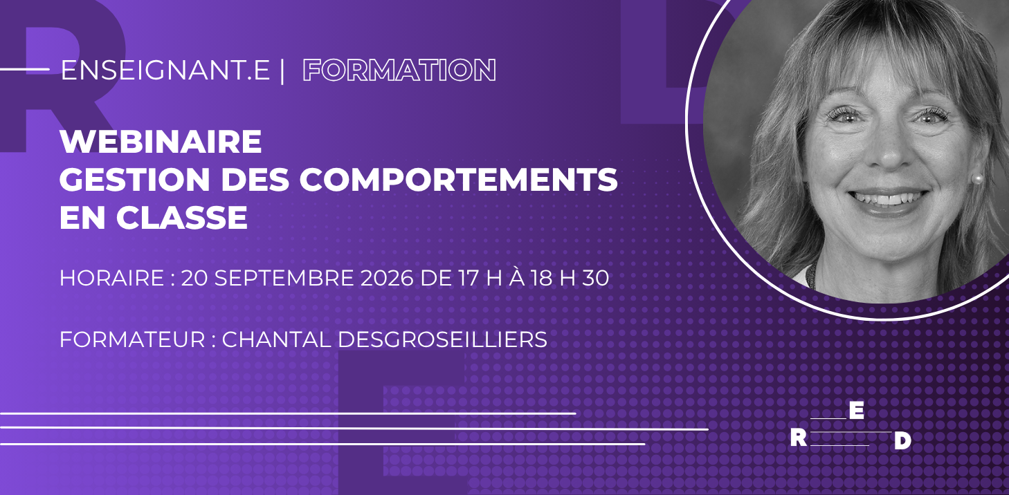 WEBINAIRE | Gestion des comportements en classe