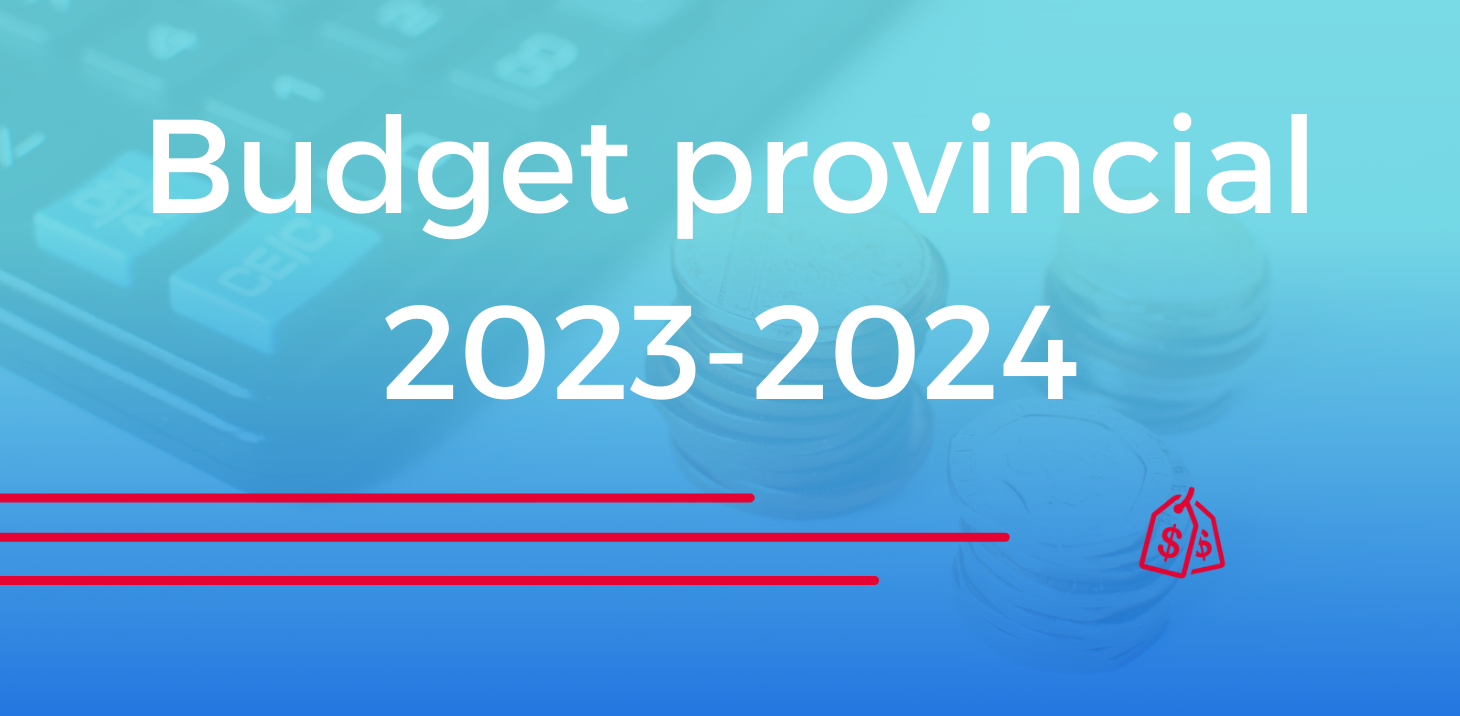 Budget provincial 2023-2024