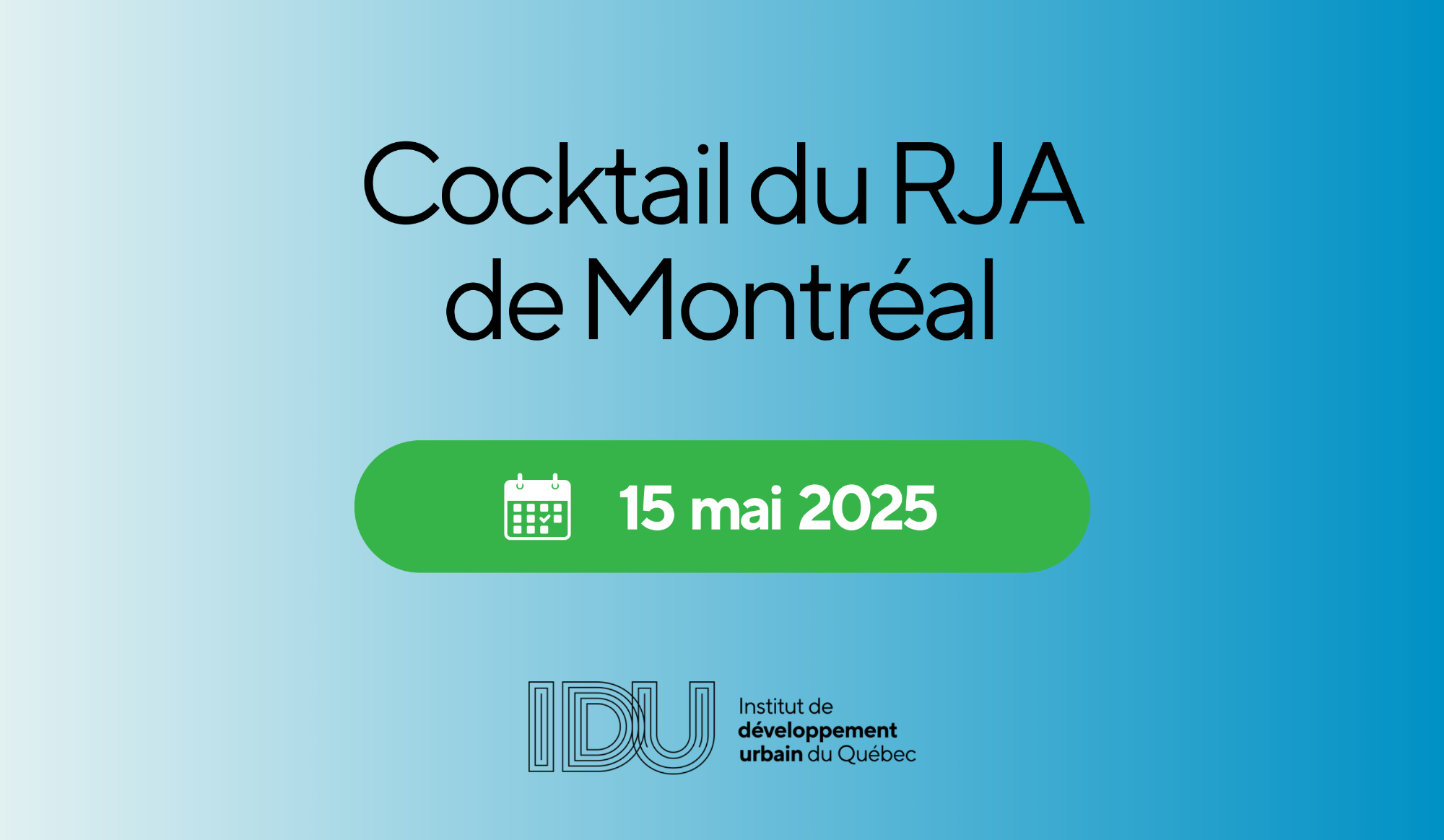 Cocktail du RJA de Montréal