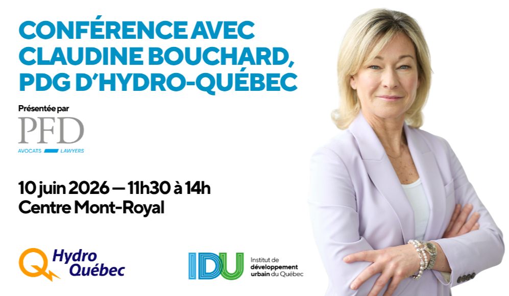 Conférence avec Claudine Bouchard, PDG d’Hydro-Québec, présentée par PFD Avocats
