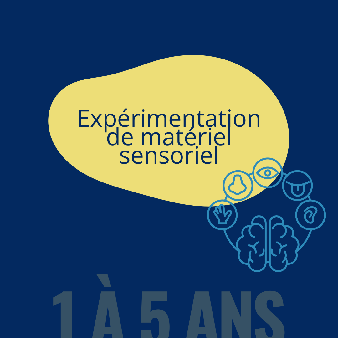 Expérimentation de matériel sensoriel