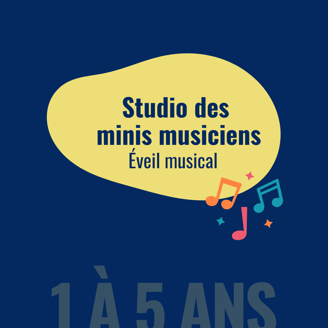 Studio des minis musiciens (éveil musical)