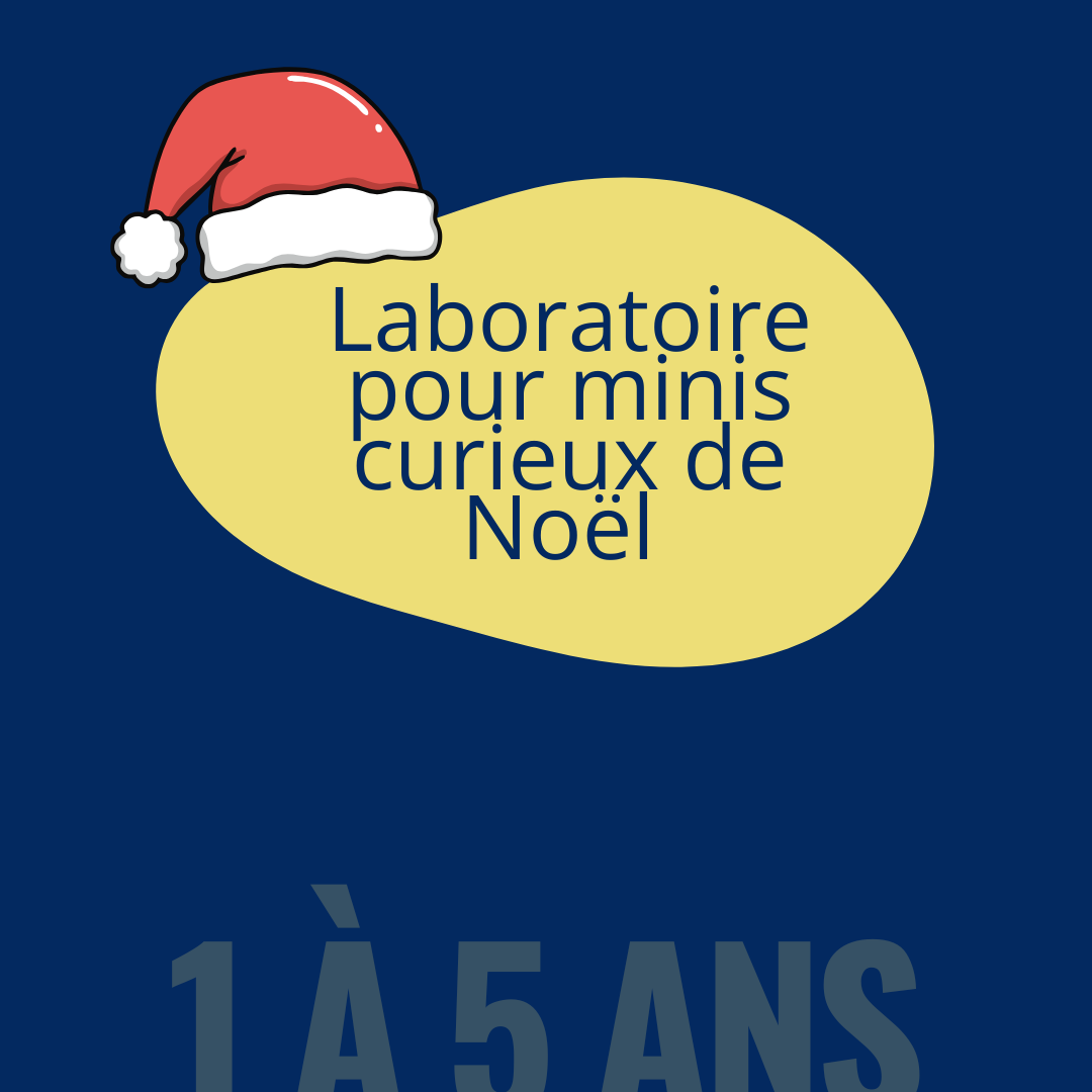 Laboratoire pour minis curieux de Noël
