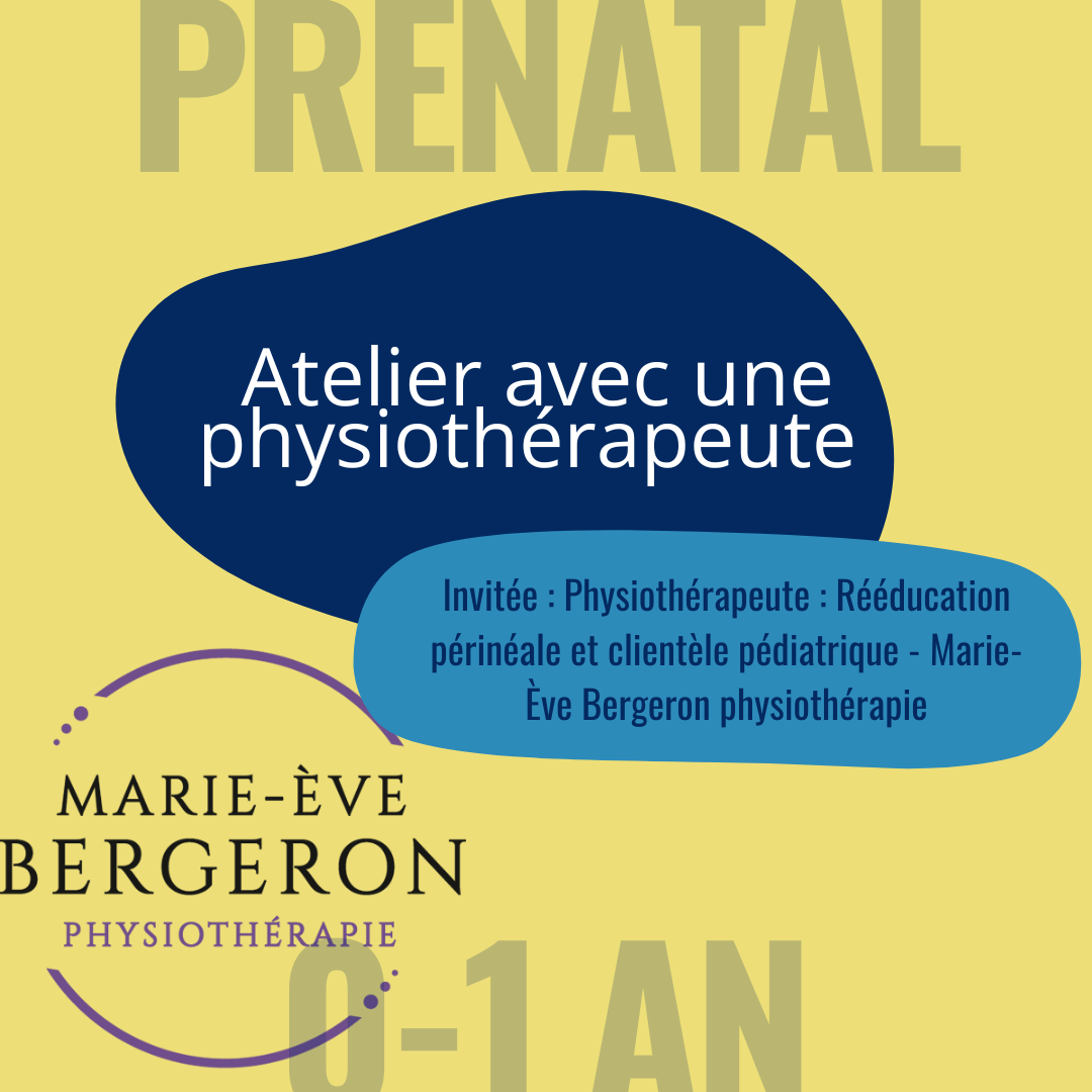 Atelier avec une physiothérapeute
