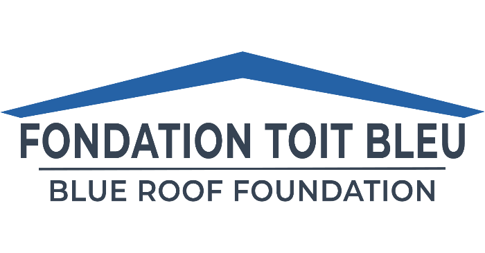 Logo Fondation Toit Bleu / Blue Roof Foundation