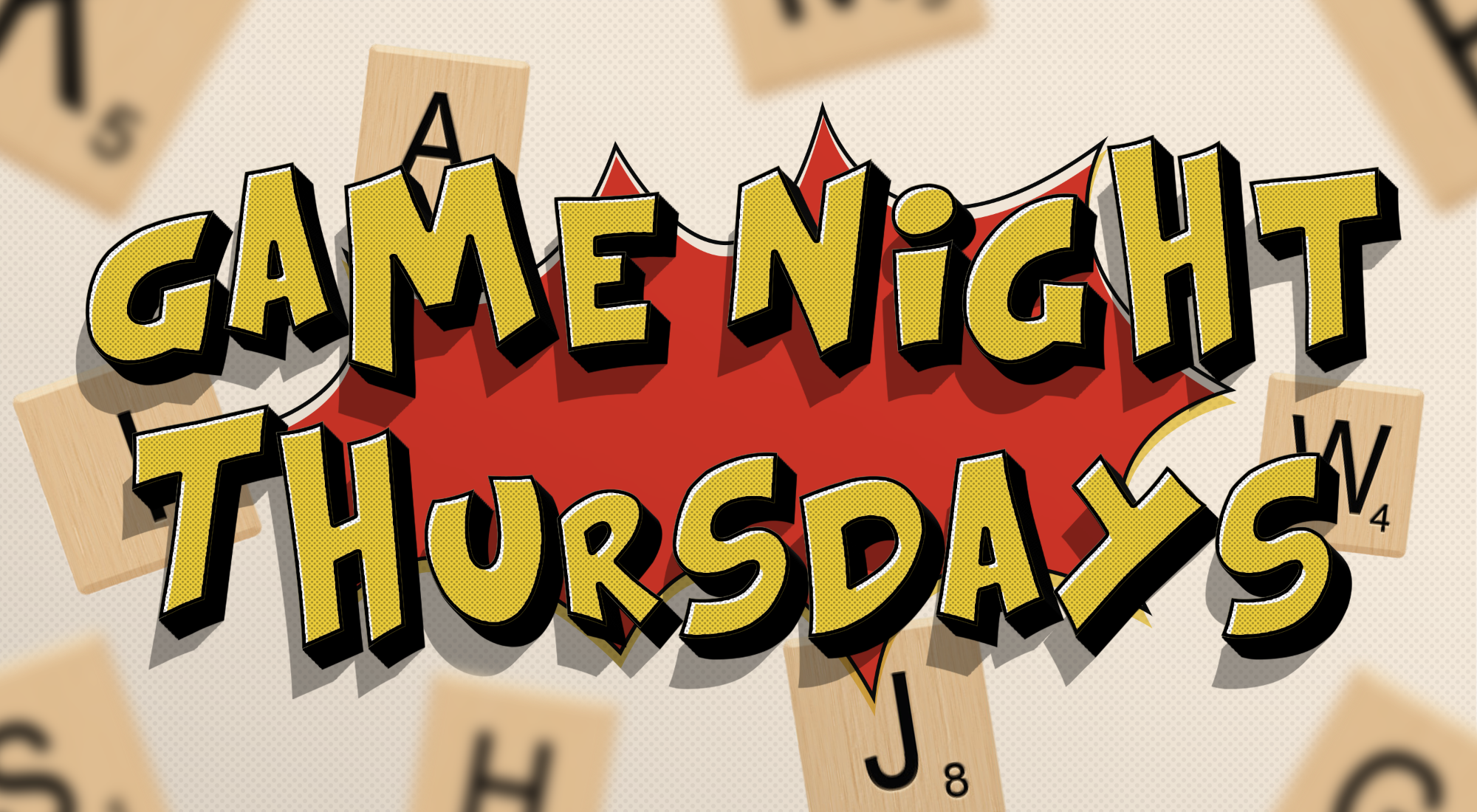 Game Night Thursdays - Scrabble Duplicate