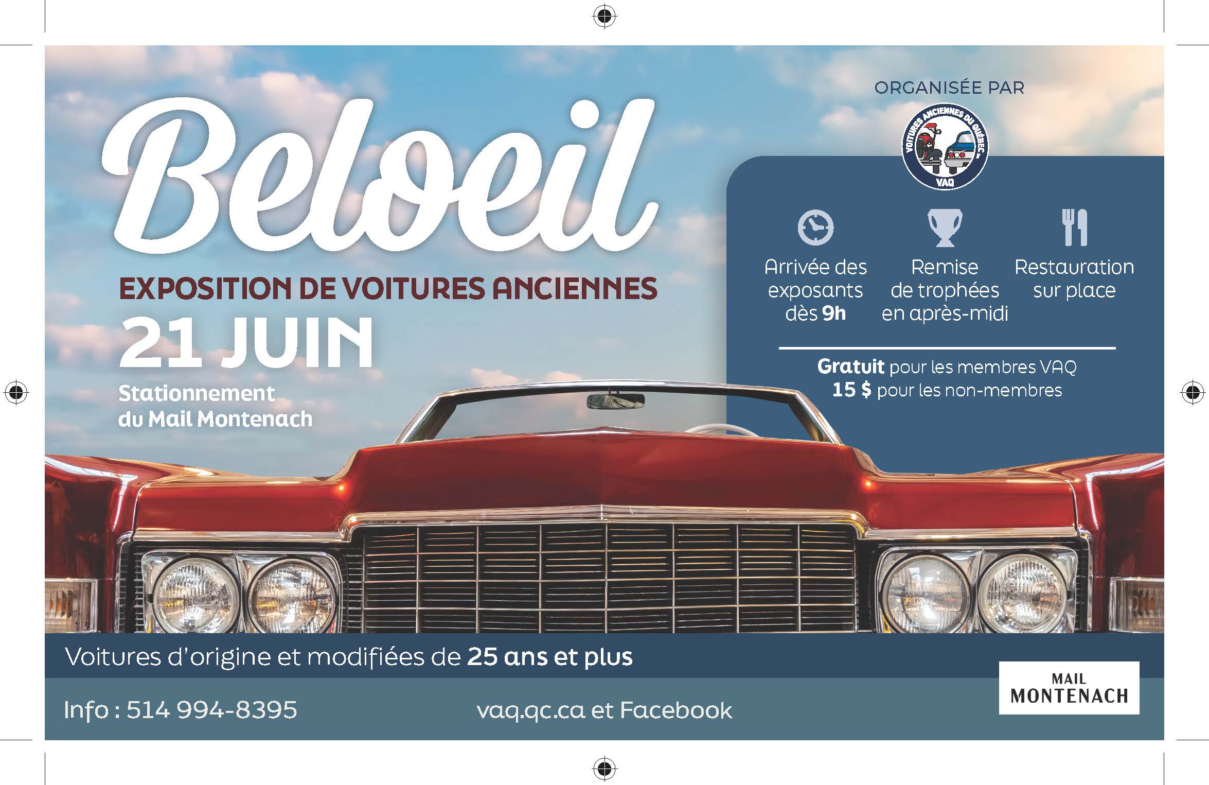 VAQ - Expo de voitures anciennes à Beloeil