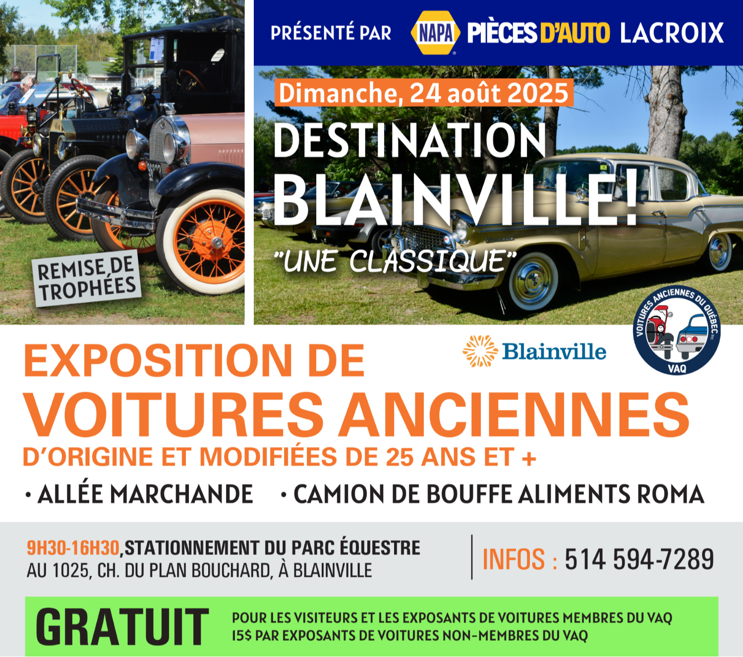 VAQ - Expo de voitures anciennes de Blainville