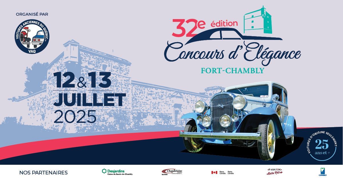 CHAMBLY 2025 - CONCOURS D'ÉLÉGANCE