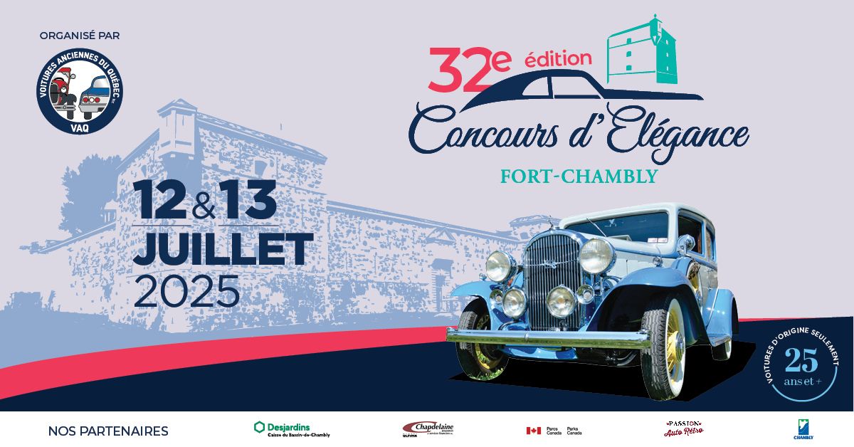 CHAMBLY 2025 - CONCOURS D'ÉLÉGANCE