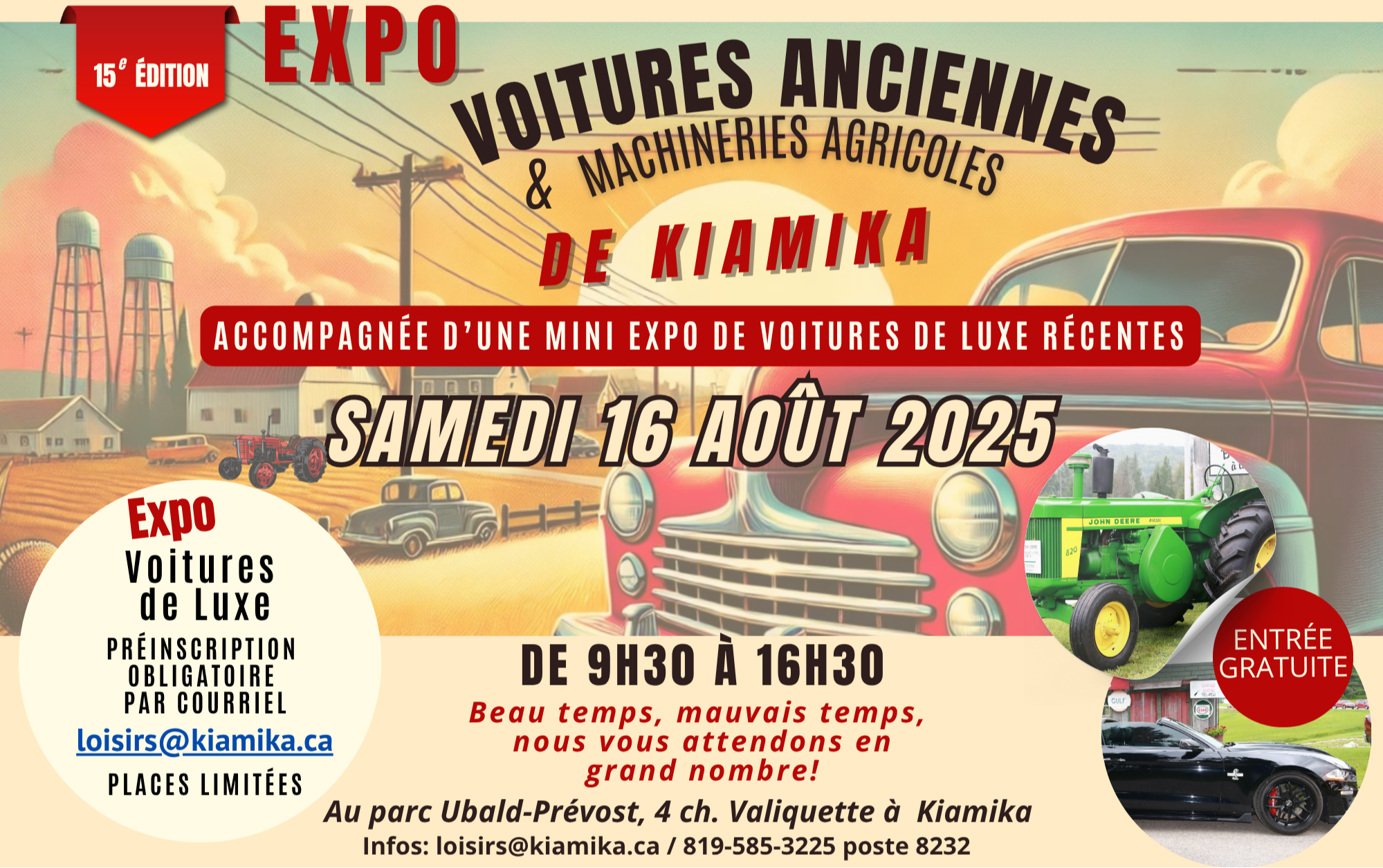 Voitures et machineries de Kiamika (Activité non VAQ)